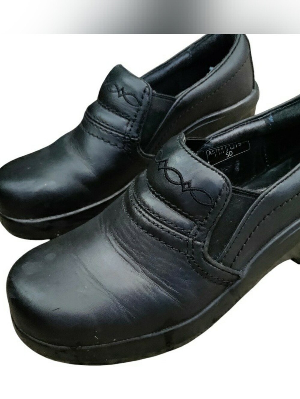 Ariat Leather Composite Toe Clog Shoes Safety Workwear